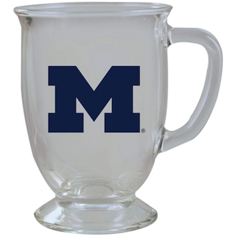 Michigan Wolverines 16oz. Kona Glass Mug