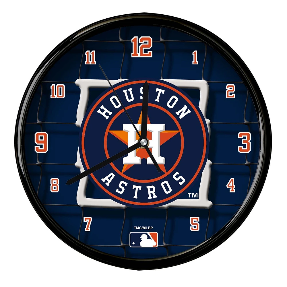 Houston Astros 12'' Team Net Clock