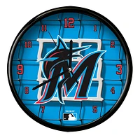 Miami Marlins 12'' Team Net Clock