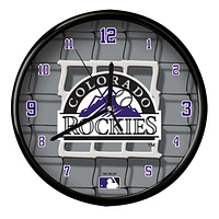 Colorado Rockies 12'' Team Net Clock