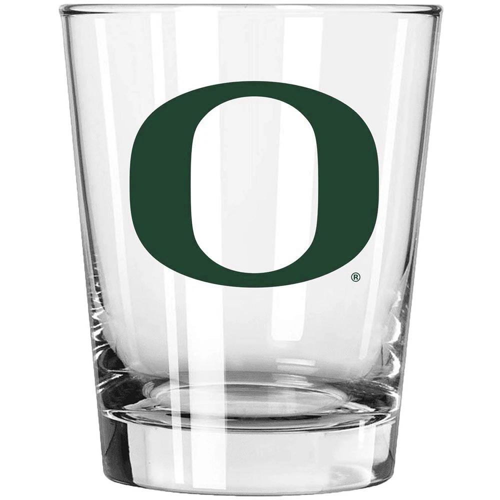 Oregon Ducks 15oz. Double Old Fashioned Glass