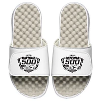 Men's ISlide NASCAR 2019 Daytona 500 Black Logo Slide Sandals
