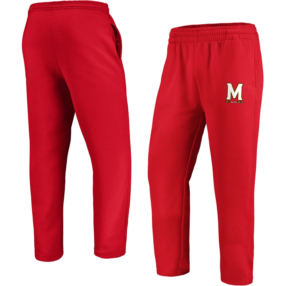 Men's Fanatics Red Maryland Terrapins Corner Logo Pants