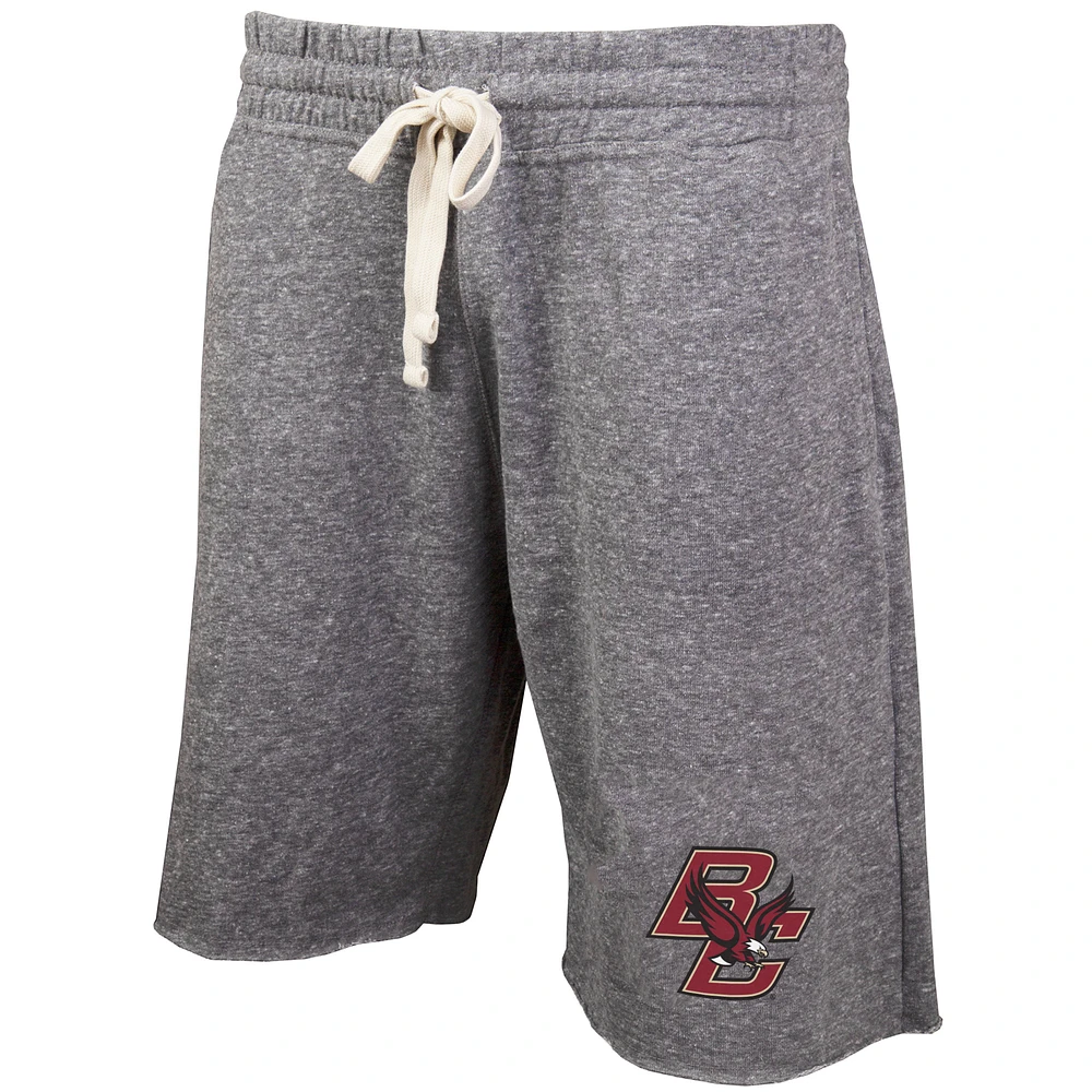 Men's Concepts Sport Gray Boston College Eagles Mainstream Terry Shorts