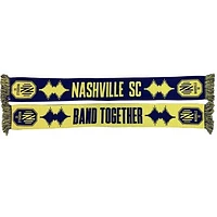 Men's Navy/Yellow Nashville SC Soundwave HD Knit Scarf