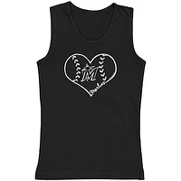 Youth Soft as a Grape Black Miami Marlins Cotton Tank Top