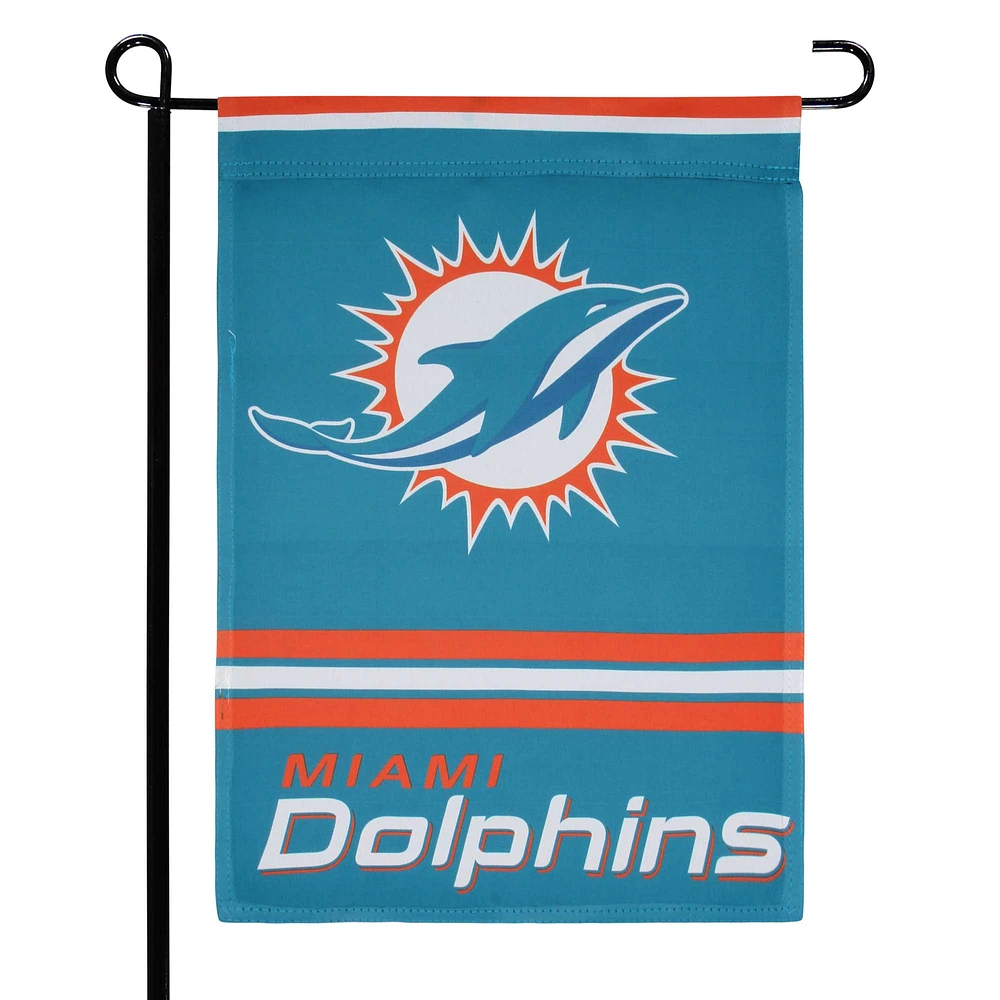 WinCraft Miami Dolphins 12" x 18" Double-Sided Team Logo Garden Flag