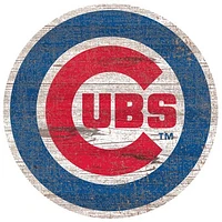 Chicago Cubs Distressed Logo Cutout Sign