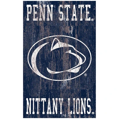 Penn State Nittany Lions 11'' x 19'' Heritage Distressed Logo Sign
