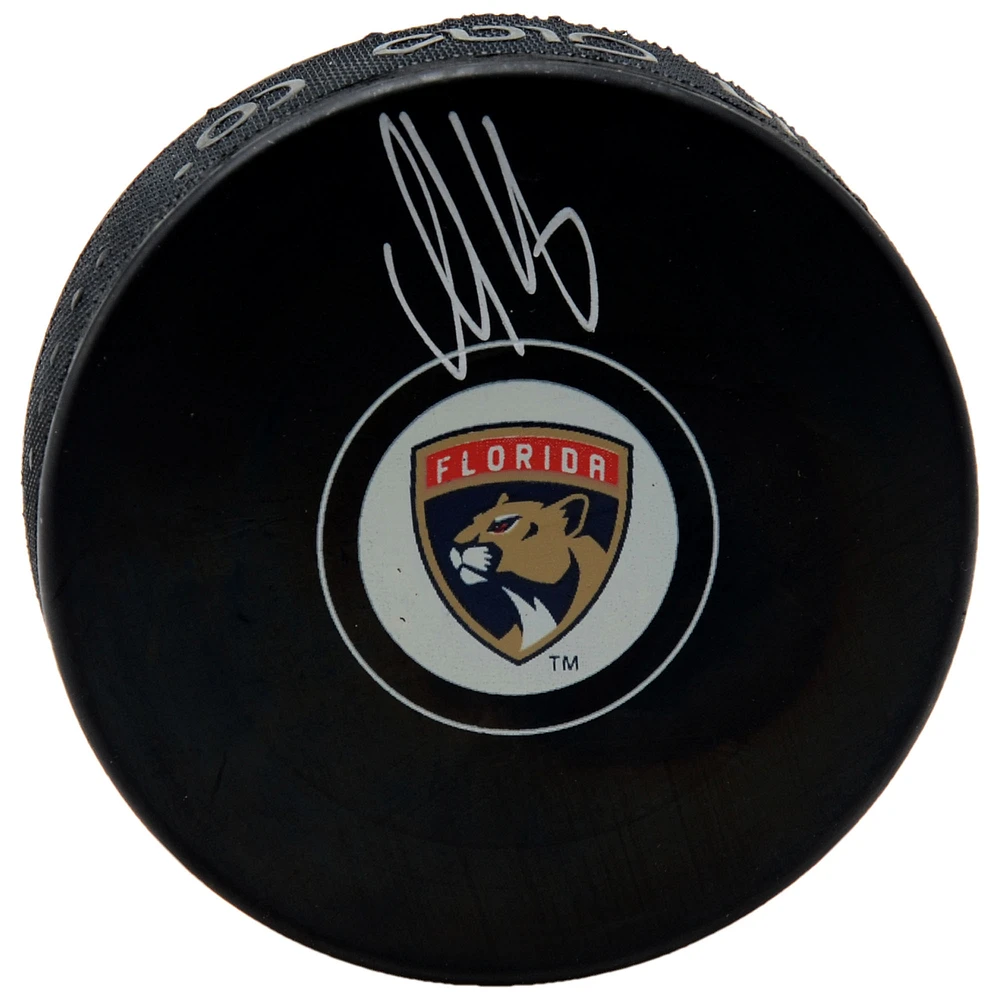 Aleksander Barkov Florida Panthers Autographed Hockey Puck