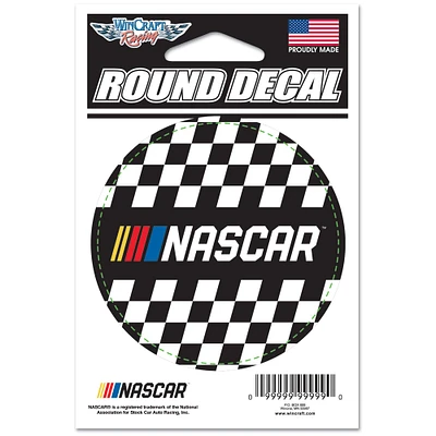 WinCraft NASCAR Merchandise 3" Round Decal Sticker