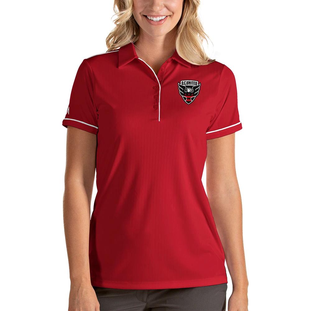 D.C. United Antigua Women's Salute Polo - Red/White