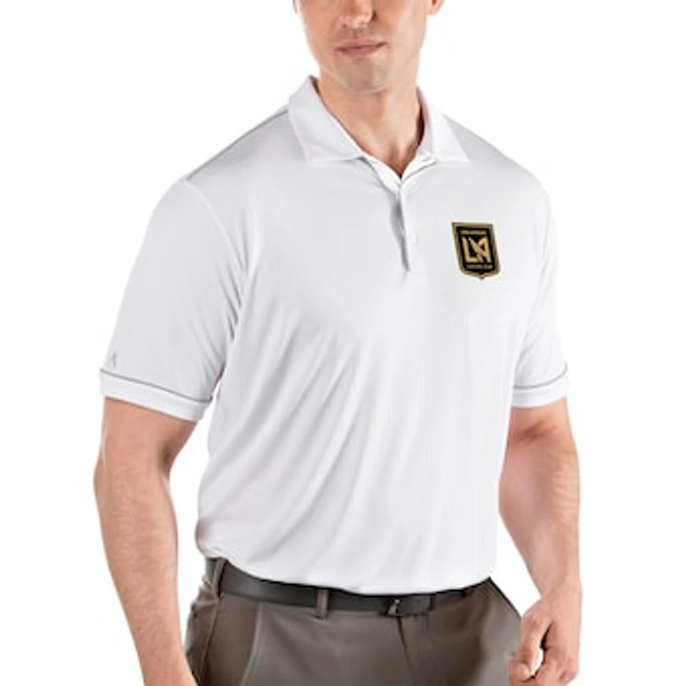 LAFC Antigua Salute Polo - White/Silver