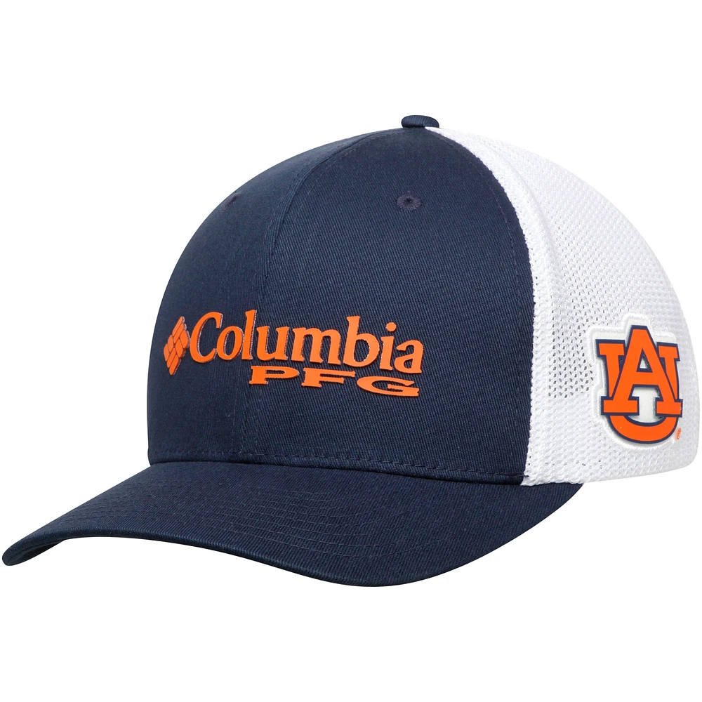 Men's Columbia Navy Auburn Tigers Collegiate PFG Flex Hat