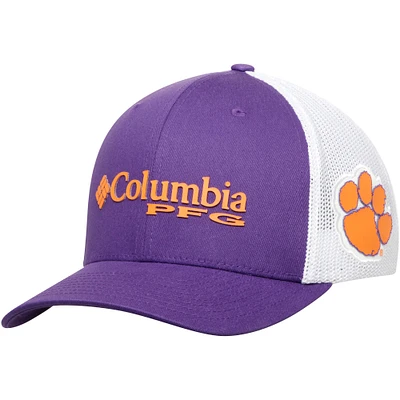 Men's Columbia Clemson Tigers Collegiate PFG Flex Hat