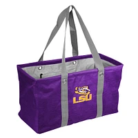 LSU Tigers Crosshatch Picnic Caddy Tote Bag