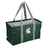 Michigan State Spartans Crosshatch Picnic Caddy Tote Bag