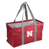 Nebraska Huskers Crosshatch Picnic Caddy Tote Bag