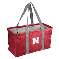 Nebraska Huskers Crosshatch Picnic Caddy Tote Bag