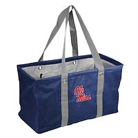 Ole Miss Rebels Crosshatch Picnic Caddy Tote Bag