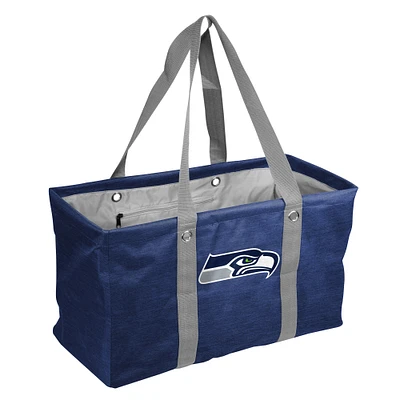 Seattle Seahawks Crosshatch Picnic Caddy Tote Bag