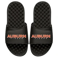 Men's ISlide Black Auburn Tigers Wordmark Slide Sandals