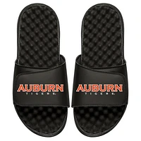 Men's ISlide Black Auburn Tigers Wordmark Slide Sandals