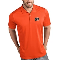 Men's Antigua Orange Philadelphia Flyers Tribute Polo