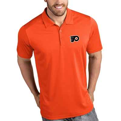 Men's Antigua Orange Philadelphia Flyers Tribute Polo