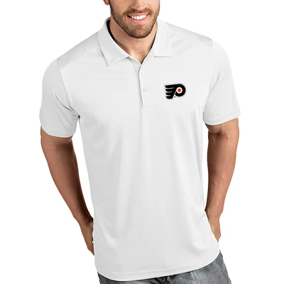 Men's Antigua White Philadelphia Flyers Tribute Polo