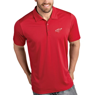 Men's Antigua Red Detroit Wings Tribute Polo