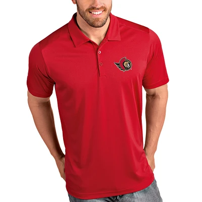 Men's Antigua Red Ottawa Senators Tribute Polo