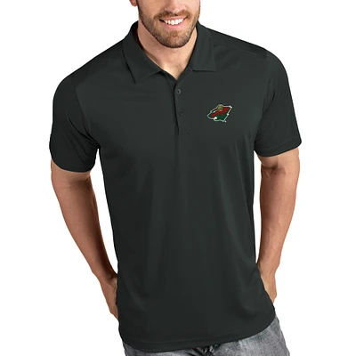 Men's Antigua Gray Minnesota Wild Tribute Polo