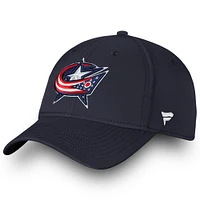 Men's Fanatics Navy Columbus Blue Jackets Core Elevated Speed Flex Hat