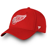 Men's Fanatics Red Detroit Wings Core Elevated Speed Flex Hat