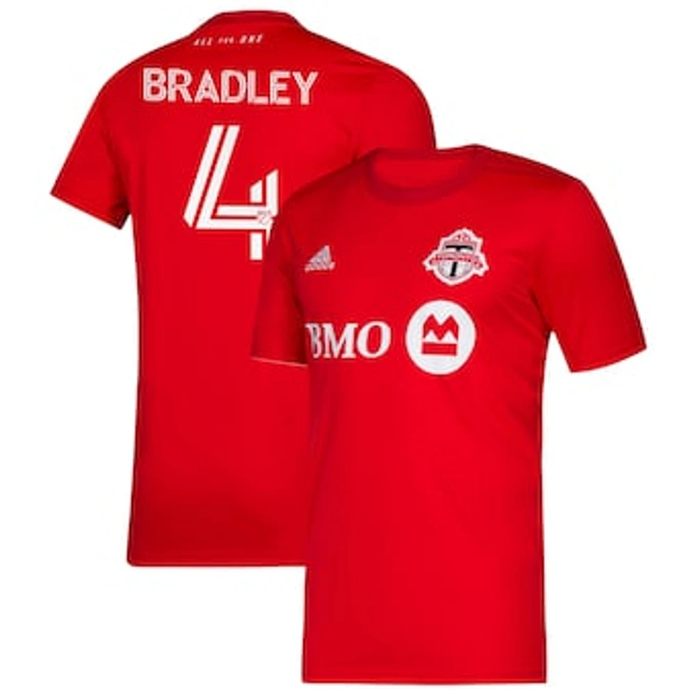 Men's adidas Michael Bradley Red Toronto FC - 2020 Replica Player Jersey