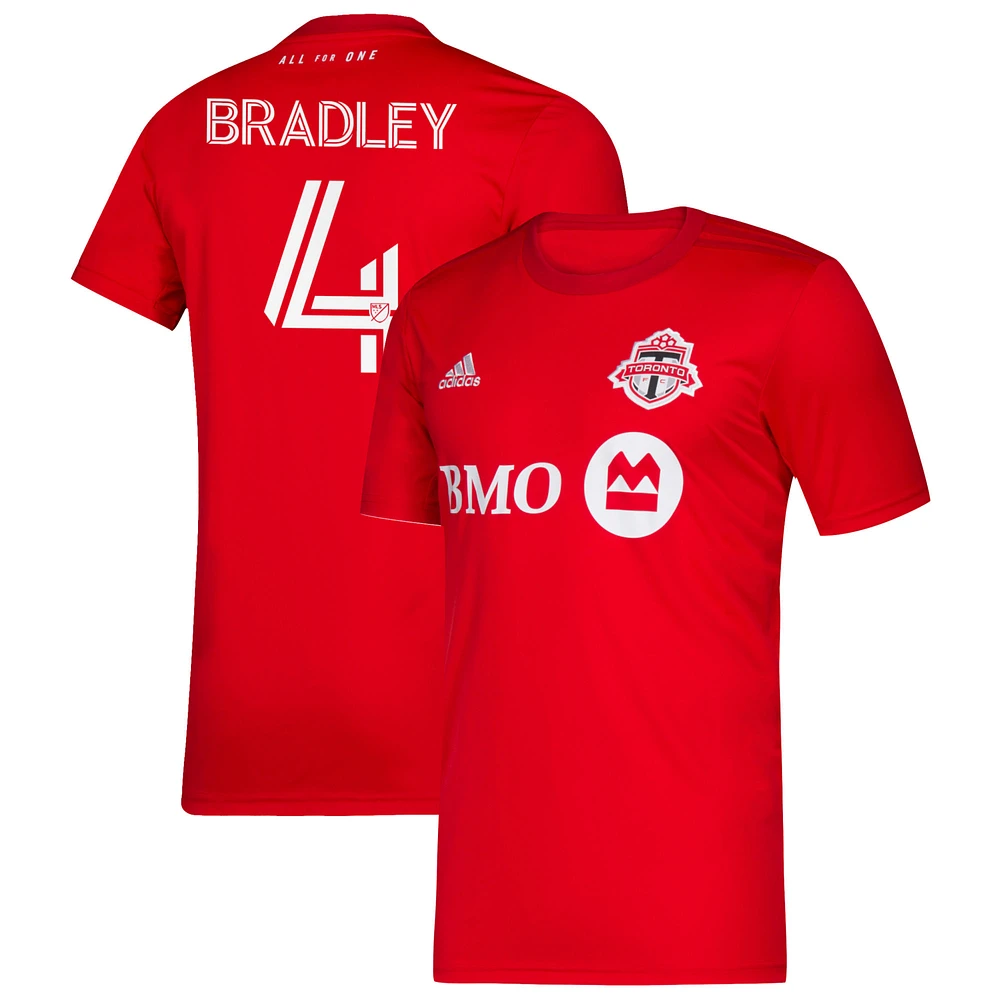 Men's adidas Michael Bradley Red Toronto FC - 2020 Replica Player Jersey