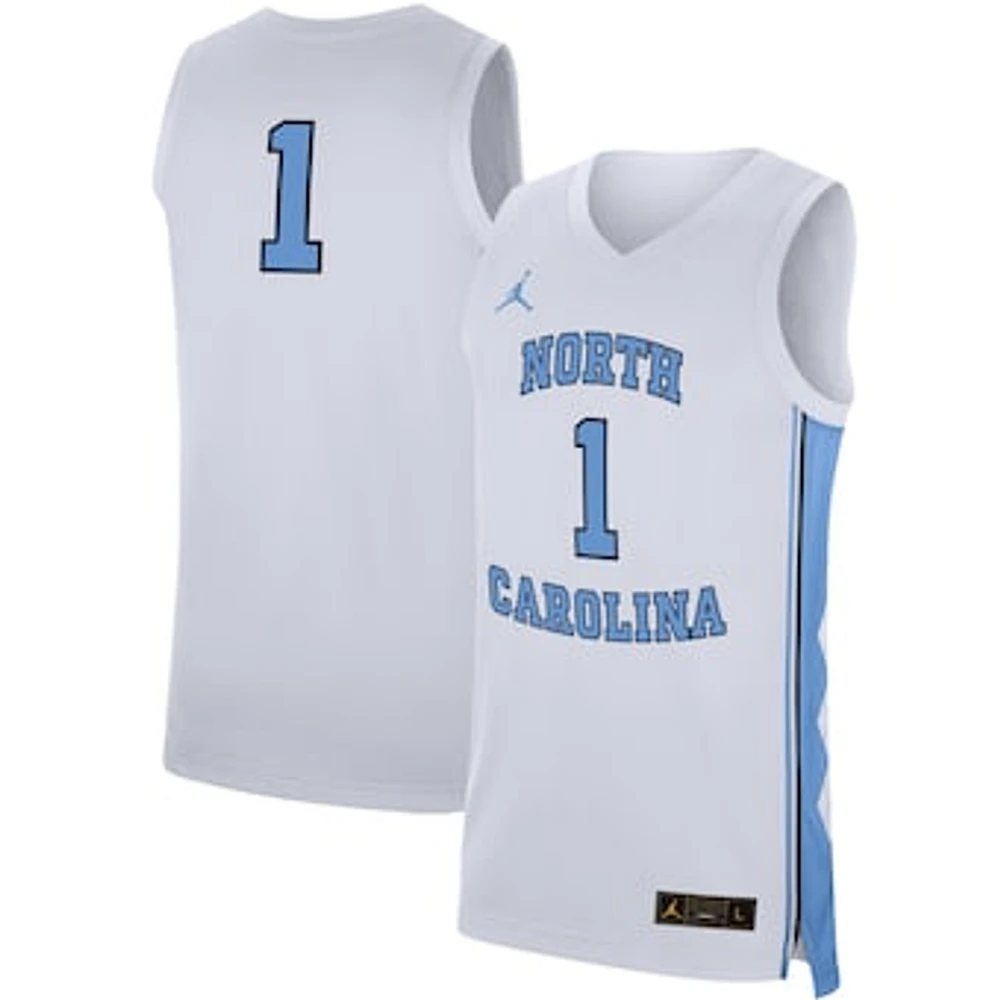 Men's Jordan Brand White North Carolina Tar Heels Replica Jersey