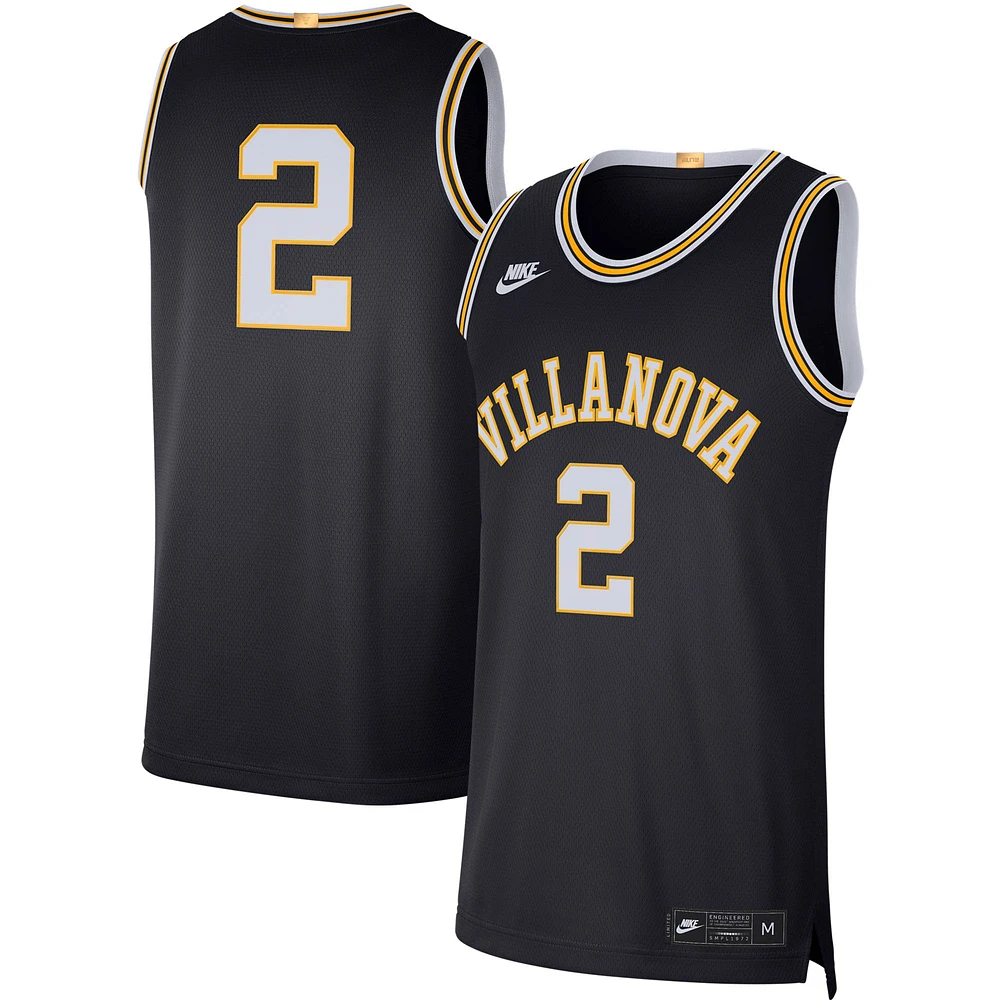 Men's Nike #2 Navy Villanova Wildcats Retro Limited Jersey