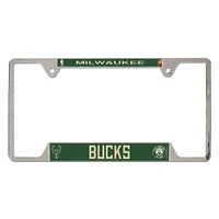 WinCraft Milwaukee Bucks Chrome Plated Metal License Plate Frame