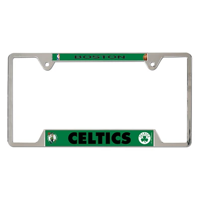 WinCraft Boston Celtics Chrome Plated Metal License Plate Frame