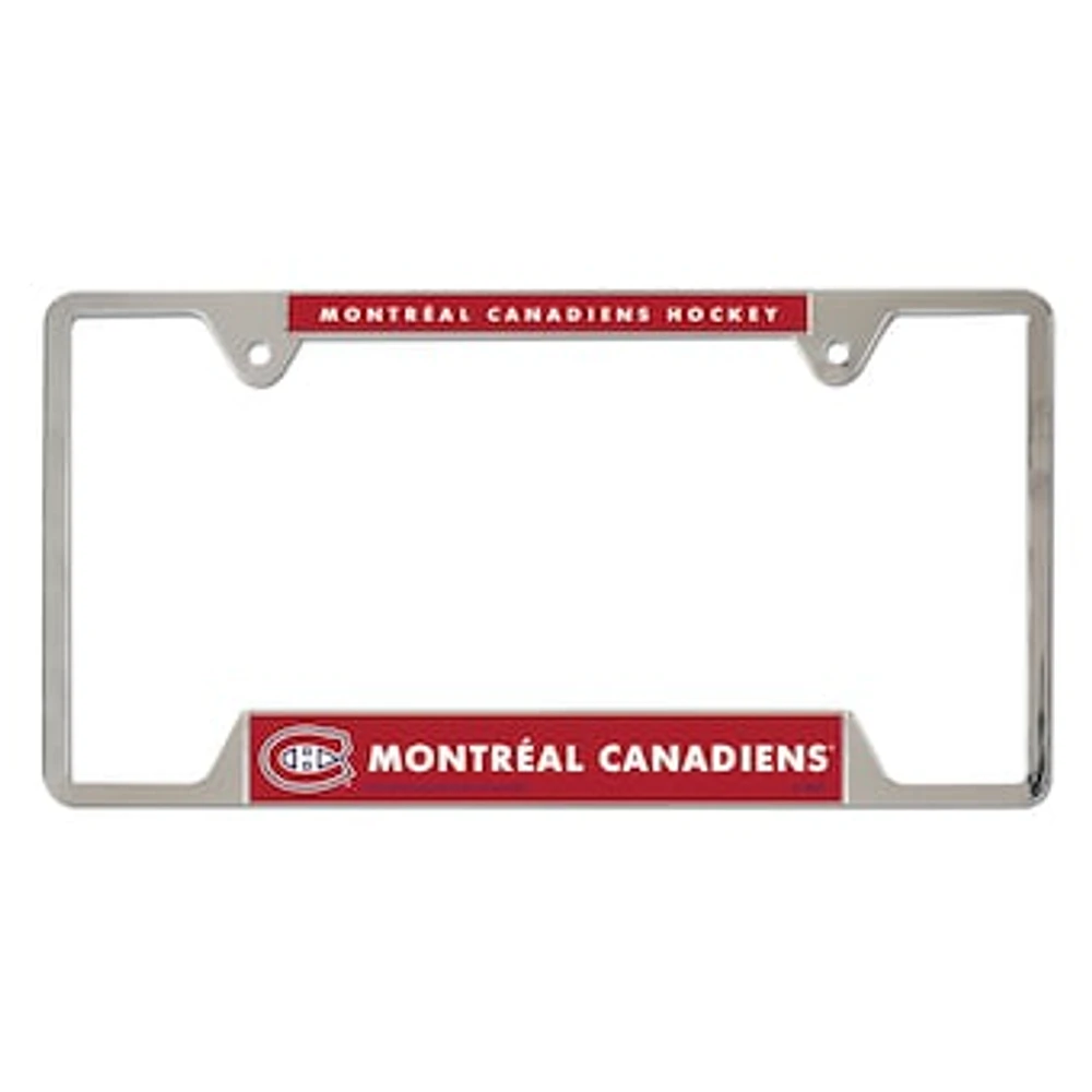 WinCraft Montreal Canadiens Chrome Plated Metal License Plate Frame