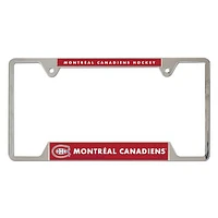 WinCraft Montreal Canadiens Chrome Plated Metal License Plate Frame