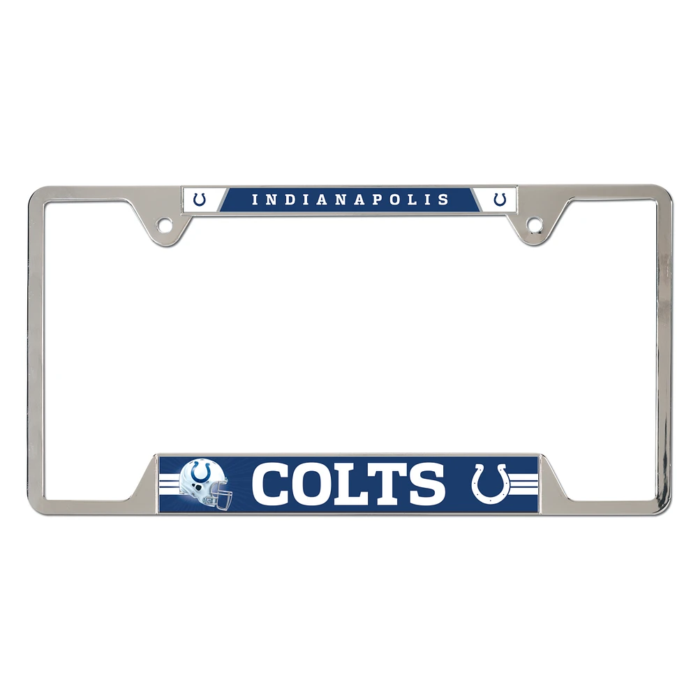 WinCraft Indianapolis Colts Chrome Plated Metal License Plate Frame