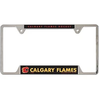 WinCraft Calgary Flames Chrome Plated Metal License Plate Frame