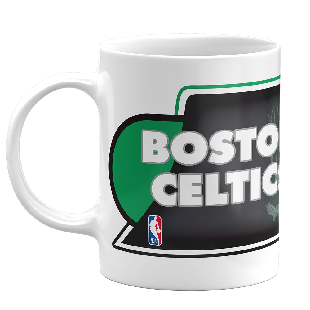 Boston Celtics - 11oz. Sublimated Coffee Mug - White