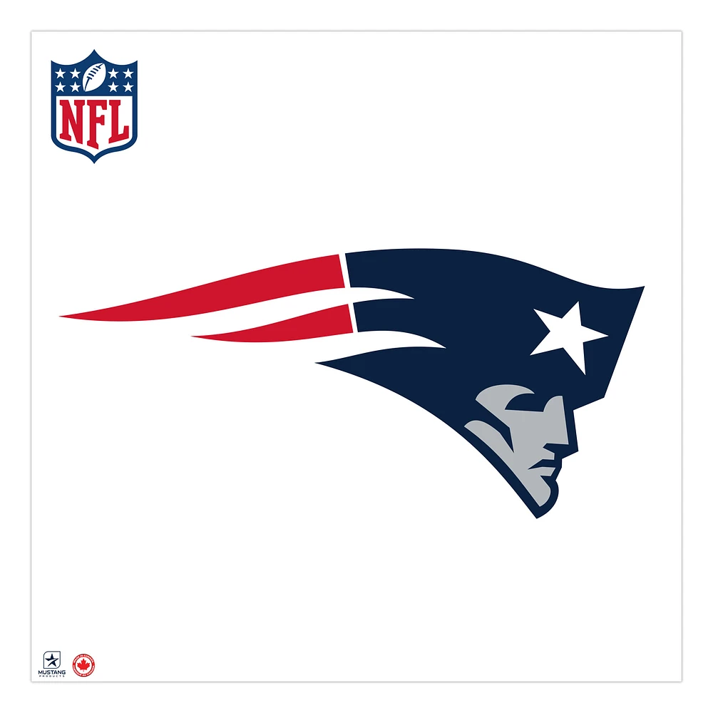 New England Patriots 36'' x 36'' Team Logo Repositionable Wall - Decal