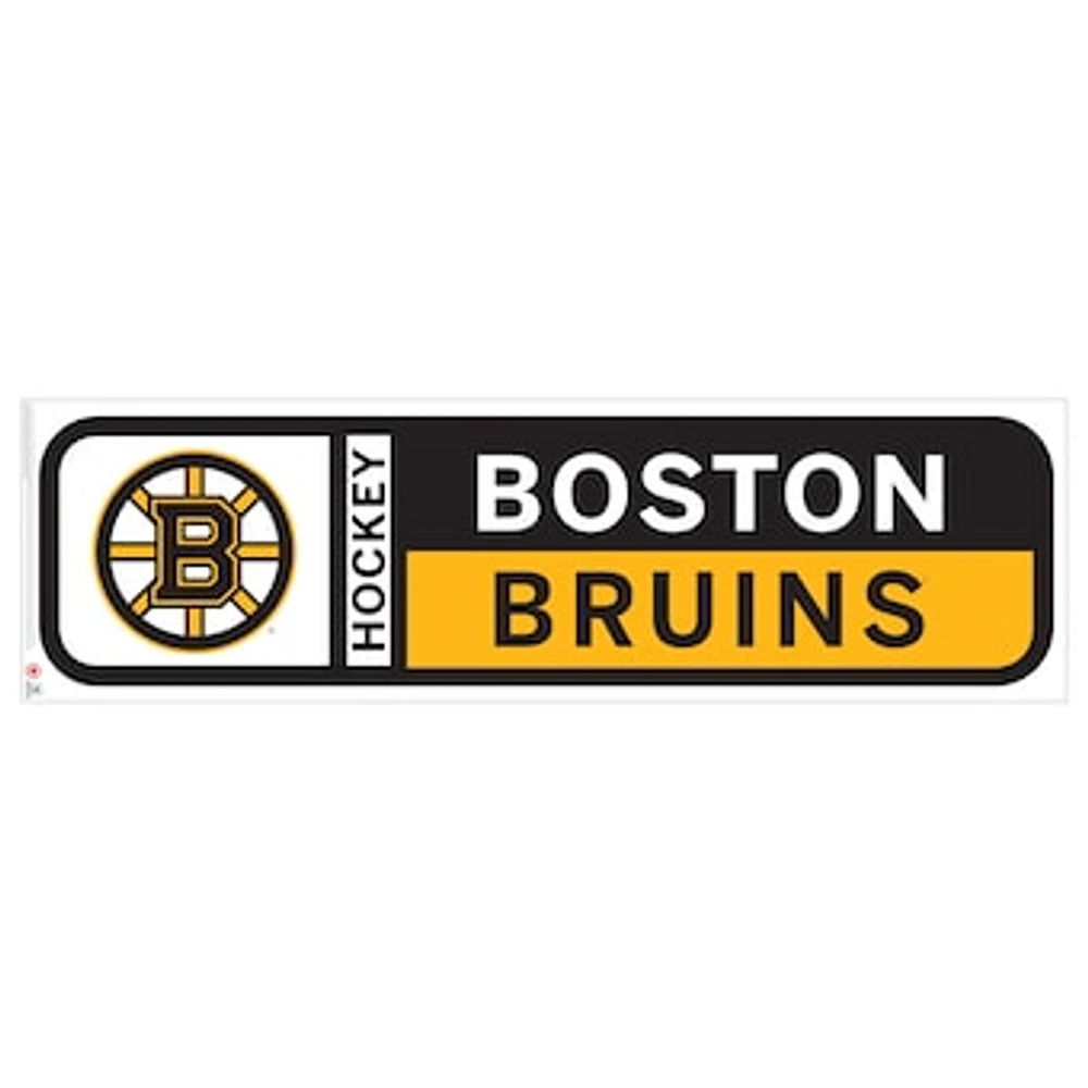 Boston Bruins 90'' x 23'' Team Logo Repositionable Wall Decal