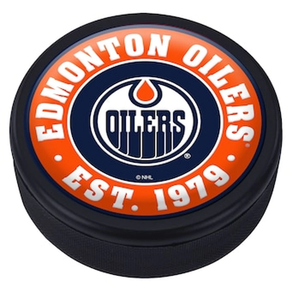 Edmonton Oilers Domed Team Established Puck