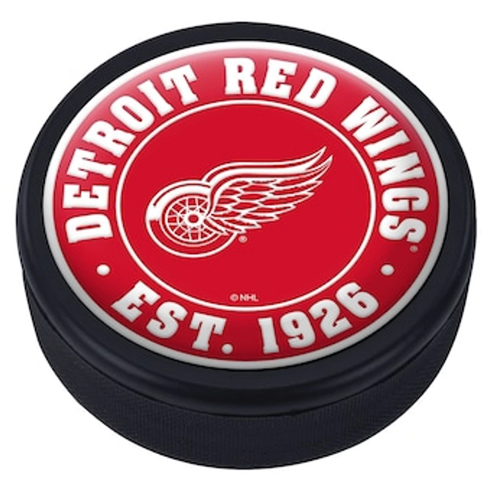 Detroit Red Wings Domed Team Established Puck